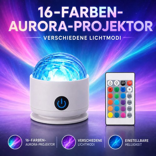 Aurora projektor lampe - lampe, 16