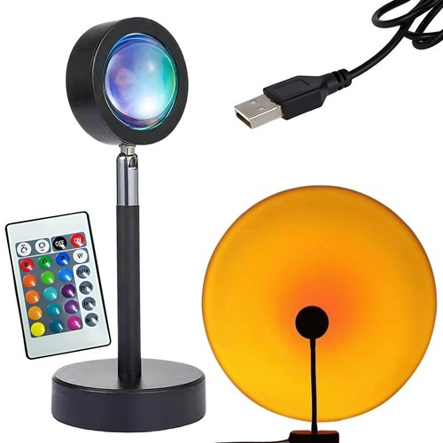 Sunset projektor lampe rgb led - sunset,