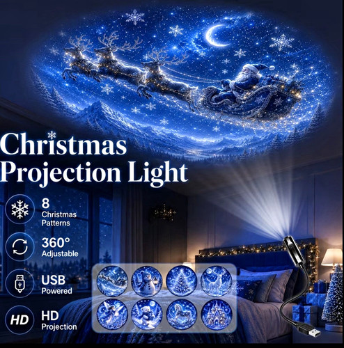 Led weihnachts projektor lampe - led,